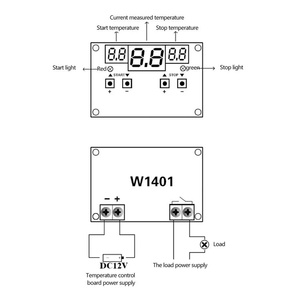 XH-W1401 -9-99C High Accuracy Intelligent <strong>Digital</strong> <strong>Display</strong> Industrial <strong>Temperature</strong> Controller Upper Lower Limit <strong>Temperature</strong> <strong>Sensor</strong> - Product Image 6