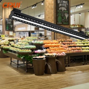 Thiết kế mới nhôm cơ thể đèn thương mại theo dõi ánh sáng 150W Lumen cao dẫn tuyến tính ánh sáng theo dõi cho các cửa hàng & siêu thị - Product Image 1