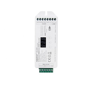 Milight Miboxer 5 canales DMX512 decodificador D5 CX RGB CCT voltaje constante RDM controlador LED para tira led - Product Image 5