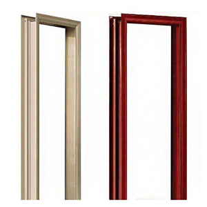 Marco de puerta de madera de diseño moderno personalizado con cubierta de ventana de aluminio, cubierta decorativa de aleación de aluminio más nueva, marco de puerta de pasillo - Product Image 1