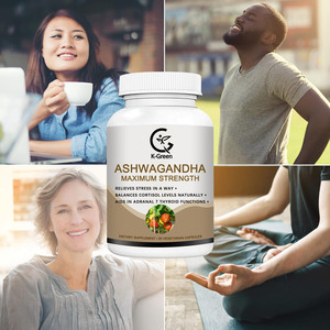 Ashwagandhaエキスを使用した、サイロイドサポート、関節、ストレス、フォーカス、およびメモリ用のAshwagandha Adaptogenサプリメント * を在庫あり - Product Image 6