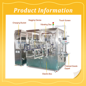 Çok fonksiyonlu döner emzik çantası dolum fondöten dolum sızdırmazlık ve suyu masa üstü kapaklama süt paketleme makinesi - Product Image 6