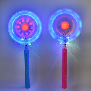 Flashing Light <strong>up</strong> <strong>Led</strong> Rainbow Spinning Windmill Glows Butterfly Stick Flashing Light <strong>up</strong> Toys - Product Image 3