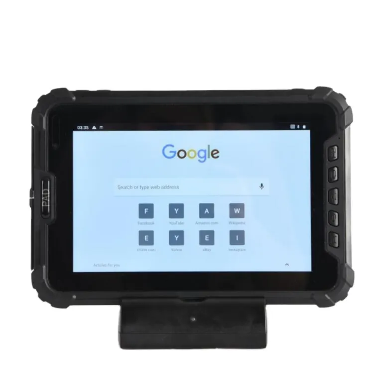 Rugged tablet android 500 nits 8 pollici IP67 tablet rugged 2D scanner lettore RFID