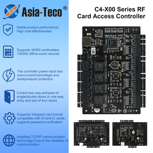 ZKTeco-Sistema de Control de Acceso RFID Tcp Lan, Sistema de Control de Acceso, Entrada Wiegand para 30000 Usuarios, Panel Controlador de Cerradura de Cuatro Puertas, 1, 2, 1, 2, 1, 2, - Product Image 2
