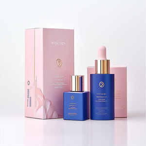 高級スキンケアコンテナ30ml50ml100mlガラスセラムローション香水スプレーボトル30g50gクリームガラス瓶化粧品包装セット