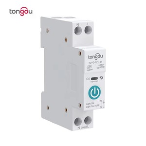 MOST POPULAR Tuya TO-Q-SY1 <strong>WT</strong> Smart <strong>Switch</strong> AC230V 50/60Hz 10A-63A 1P+N ZIGBEE Circuit Breaker Remote Wireless Control - Product Image 1