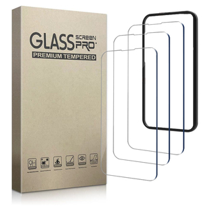 2/3パックHDプライバシーアンチスパイ携帯電話強化ガラススクリーンプロテクターiPhone16 15 ProMax用簡単インストールフレームキット付き - Product Image 4