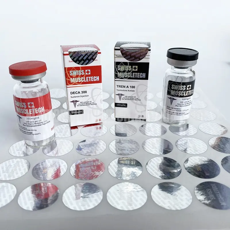 Étiquettes HCG de très bonne qualité à injection par hologramme, flacons de 10ml, 50 pièces
