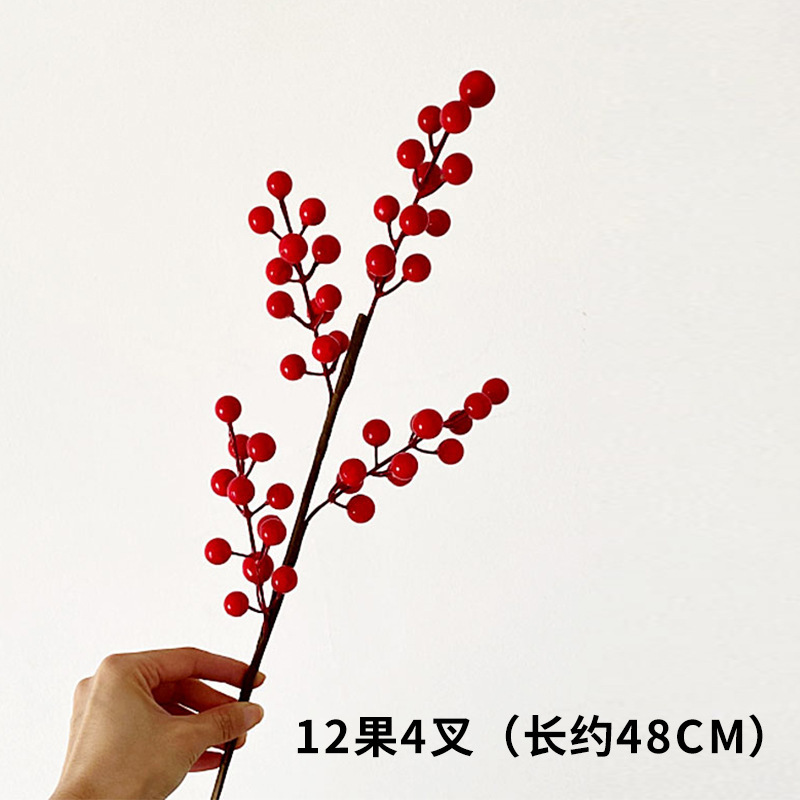 12 fruits avec 4 branches (gros fruits 1,4-1,5 cm)