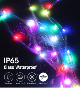 10M noel düğün parti dekorasyon WS2812B SK6812 piksel RGB 100 LED peri dize işık adreslenebilir ayrı ayrı USB DC5V 5. - Product Image 5
