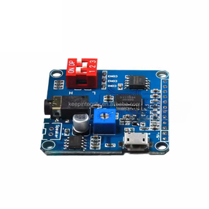 MP3音声再生モジュール1対1トリガーシリアルポートコントローラーボードUSBオーディオダウンロード8MストレージDY-SV8F - Product Image 1