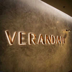 Nhà sản xuất LED xấu gió tùy chỉnh Công ty Logo tiếp nhận signage 3D logo Wall Mount Brass thư dấu hiệu cho ứng dụng văn phòng - Product Image 4