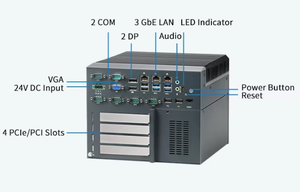 H110産業用Fanless組み込みPC I3 I5 I7プロセッサ4PCIE/PCIスロット6COM 8USB産業用在庫あり - Product Image 4
