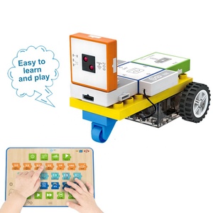 Samtoycn Stem Toy Niños Educativo Montessori Lógica Pensamiento Entrenamiento Coche Programación Electrónica Tablet Building Block para Niños - Product Image 1
