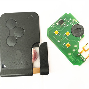 Mit Logo 3-Tasten-Smartcard Autos chl üssel 433MHz ID46 PCF7947 Chip für Renault Megane 2 3 Scenic Clio Logan Card Remote Key - Product Image 4