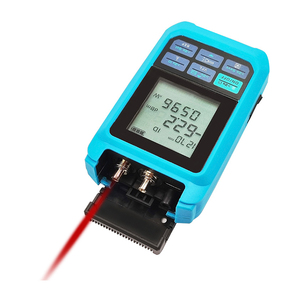 Medidor de potencia óptica de 4 funciones Mini fotómetro de fibra óptica Medidor de potencia de fibra óptica con láser RJ45 OPM recargable - Product Image 1