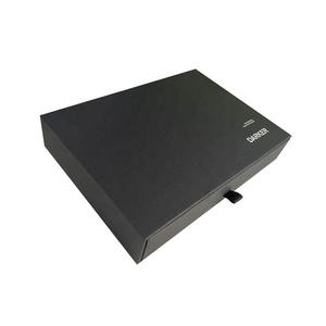 Luxury High Quality Recycled Cardboard Paper Packaging <strong>Gift</strong> Drawer Sliding Style with Matt Lamination &amp; Embossing Folder - Product Image 4