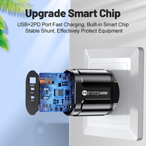 Çok fonksiyonlu PD 48W hızlı şarj 3-Port USB duvar şarj QC3.0 Apple Samsung cep telefonları için uyumlu 20W tip-c 10W O - Product Image 3