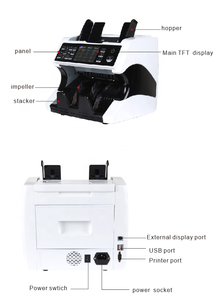 WT-920A多货币触摸屏CIS票据柜台纸币分拣机点钞机 - Product Image 6