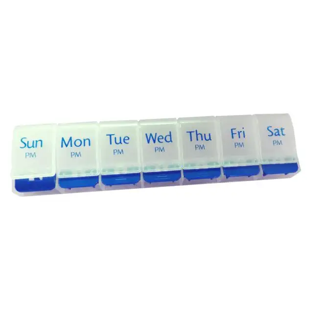 Pille Box 7 Tag Pop-Up Medizin Veranstalter mit Push-Taste Reise Medizin Box Pille Dispenser Tragbare Pille Erinnerung