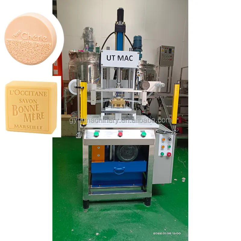 Máquina de estampagem automática de logotipo para saboneteira, máquina de corte e encolhimento de saboneteira de alta qualidade, 2 anos