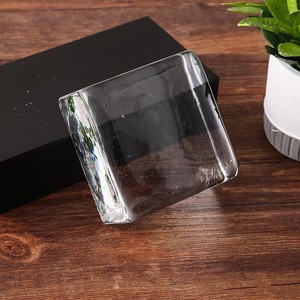 100*100*50mm Clear Crystal Solid Glass Bricks for Decorative <strong>Pattern</strong> Glass <strong>Blocks</strong> <strong>Building</strong> Wall Half Glass <strong>Block</strong> - Product Image 4