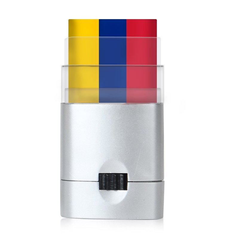 Amarillo - azul - rojo