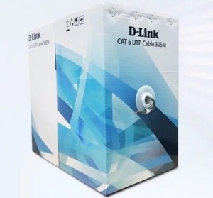 D link cat6 23awg utp lanケーブルcat6プレナムイーサネットcat6ネットワークケーブル
