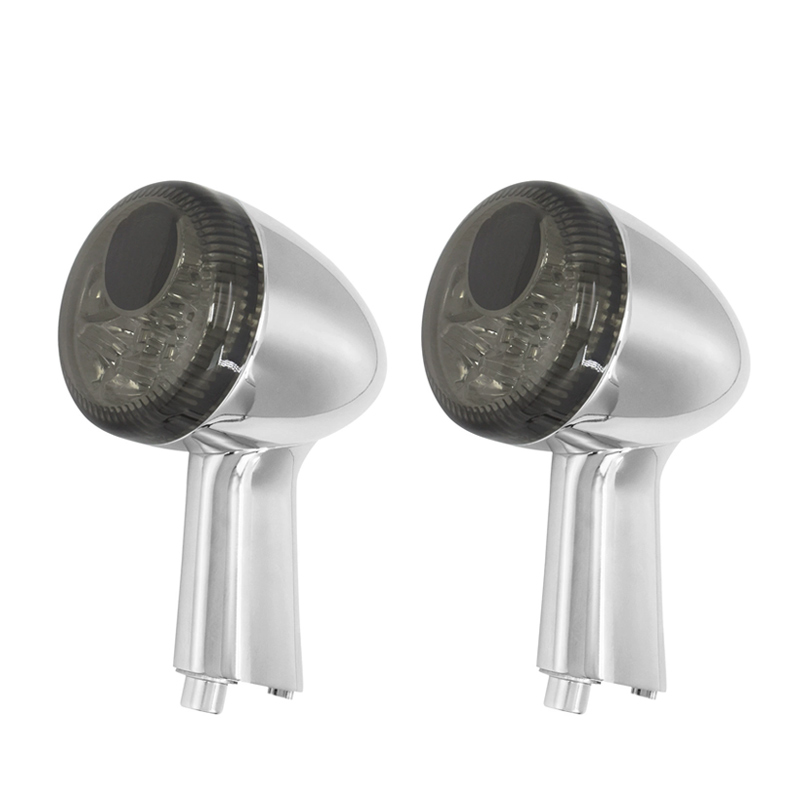 Smoke Lens Chrome Housing