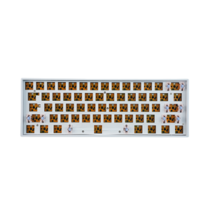 Teclado mecánico personalizado de 61 teclas, Kit DIY 60% inalámbrico para juegos RGB Bluetooth/2,4g/Tipo-C, Teclado mecánico para juegos Barebone - Product Image 1