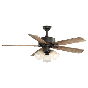 Özel E27 akıllı avize Fan ışıklı tavan fanı uzaktan kumanda fantezi 5 bıçak ticari tavan vantilatörleri restoranlar için - Product Image 2