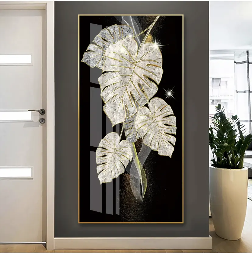 Alta qualidade moderna home decor parede artes 3d emoldurado papel arte abstrata paisagem pinturas para escritório do hotel quarto