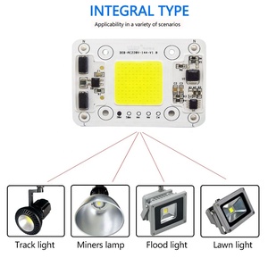 ドライバレスLEDモジュール50W30W 20W220V110VコールドウォームホワイトスマートICAc CobLEDモジュール - Product Image 4