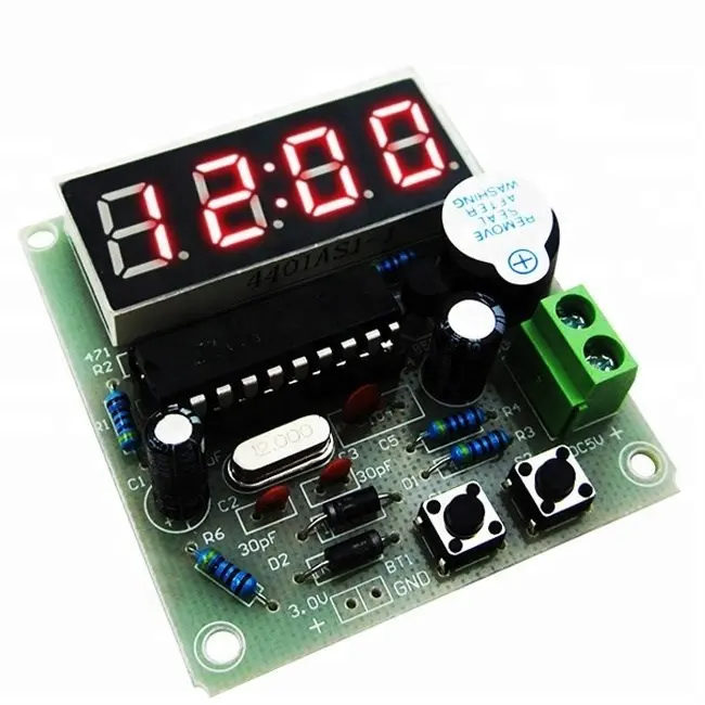 Haute Qualité C51 4 Bits Horloge Électronique Électronique Régie BRICOLAGE Kits nouvelle