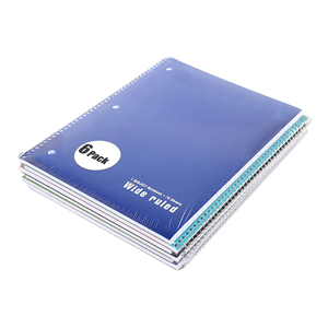 Cuadernos de escritura en espiral de oficina de papel con regla ancha sin fecha con logotipo personalizado, encuadernación de costura para estudiante, cuaderno en espiral - Product Image 3