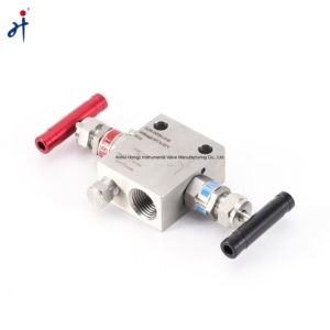 1/2 นิ้ว NPT Swagelok ประเภท 2 ทางวาล์ว Manifolds สําหรับเครื่องส่งสัญญาณความดัน (วาล์ว Manifold 2 <span class=keywords><strong>vias</strong></span>)