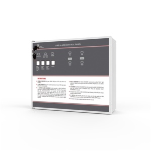 火災警報システムAC220V電源従来のコントロールパネル2ゾーン - Product Image 1