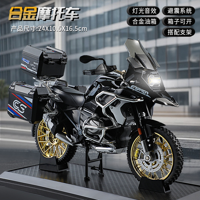1/10 Waterbird caja de herramientas para motocicletas en negro