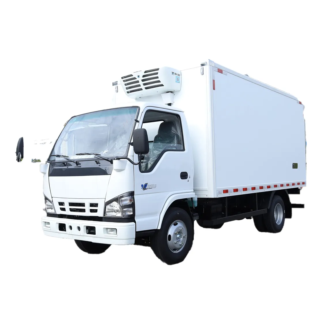 Compre coches nuevos 2024 Isuzu 4L Refrigerador Camión Congelador 5 toneladas Refrigerador diésel Camión para frutas Verduras Transporte de alimentos