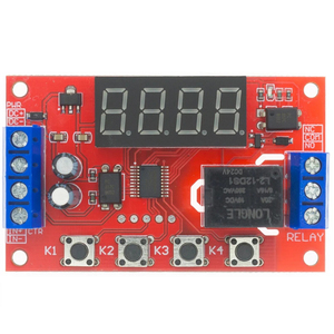 DC 5V 12V 24V 10A modulo relè di ritardo di tempo regolabile LED relè di temporizzazione digitale Timer - Product Image 4