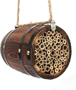Arı kelebek uğur yararlı böcek habitat bug otel bahçe çevre dostu ahşap böcek evi - Product Image 3