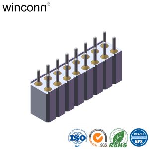 2.54 <strong>2.0</strong> 1.27 1.0mm Straight DIP Double Row Female Pin Box Male Header Round Female Header IC <strong>Socket</strong> - Product Image 2