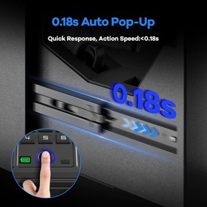 ปืนเลื่อนแบบไบโอเมตริกซ์ปลอดภัยสำหรับปืนพกที่ใช้สำหรับตั้งตอนกลางคืนโต๊ะข้างเตียง - Product Image 4