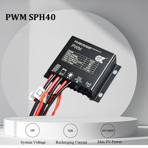 Pwm контроллер солнечного зарядного устройства 10A PWM солнечный уличный свет контроллер заряда - Product Image 5