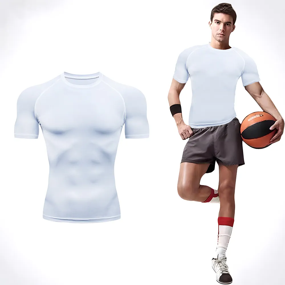 Camiseta de algodão estampada personalizada, camisetas de algodão lisa para treino, academia, fitness, roupa de academia
