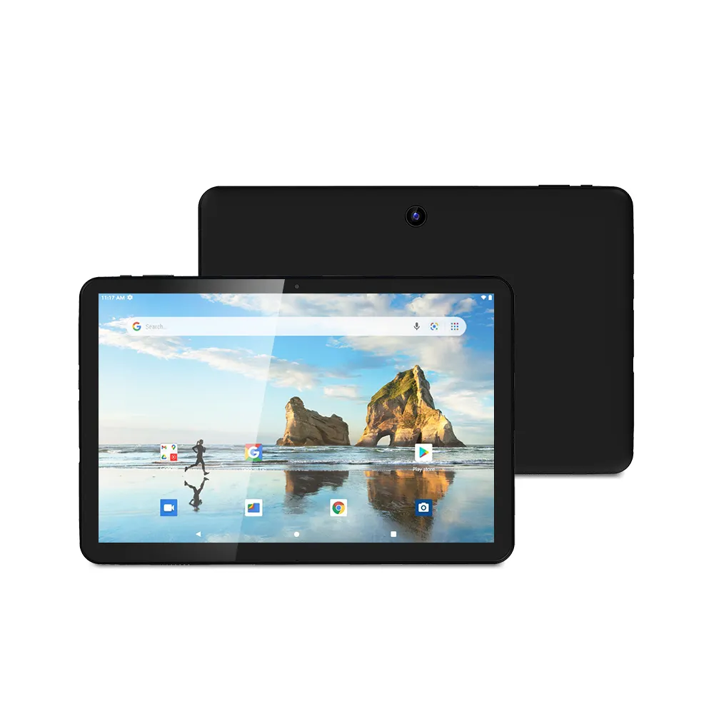 Tablette Android 8.1 3G/4G avec GMS GPS Bluetooth FM Wifi Tablette ultra mince 2023 Nouvelle arrivée en usine Tablette PC DC en métal de 10.1 pouces