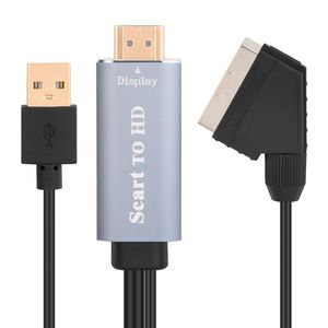 Para Adaptador convertidor de vídeo HDMI a SCART con chaqueta de PVC para Monitor de TV HD y caja de DVD de ordenador señal accesorios de lujo - Product Image 5
