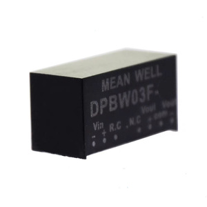 MEAN WELL DPBW03F-15 Dual <strong>Output</strong> <strong>DC</strong>-<strong>DC</strong> Converter, &plusmn;15V &plusmn;0.1A, 3W, 9-36Vdc <strong>Input</strong>, 81% Effi, for Medical &amp; Telecom Applications - Product Image 3