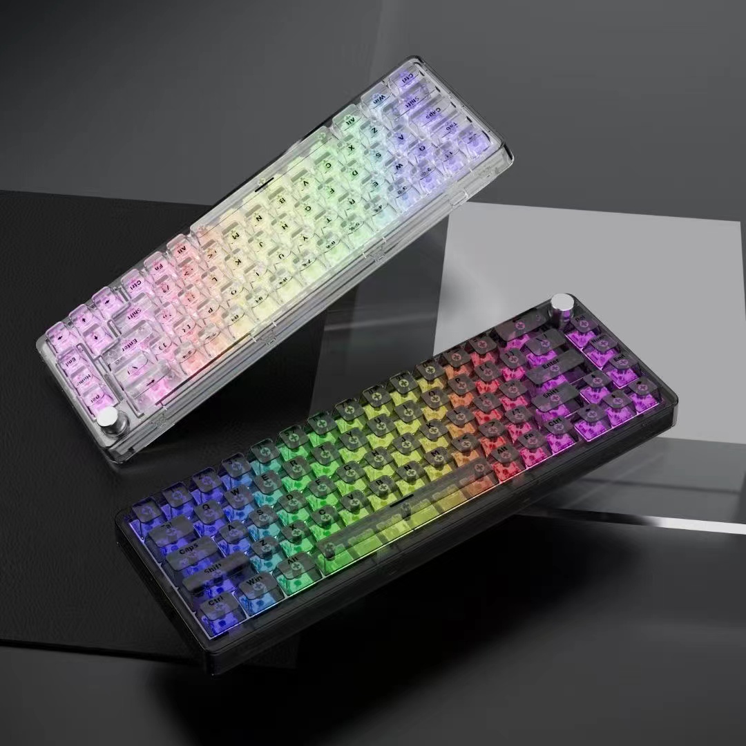 Translucent Pudding keycaps